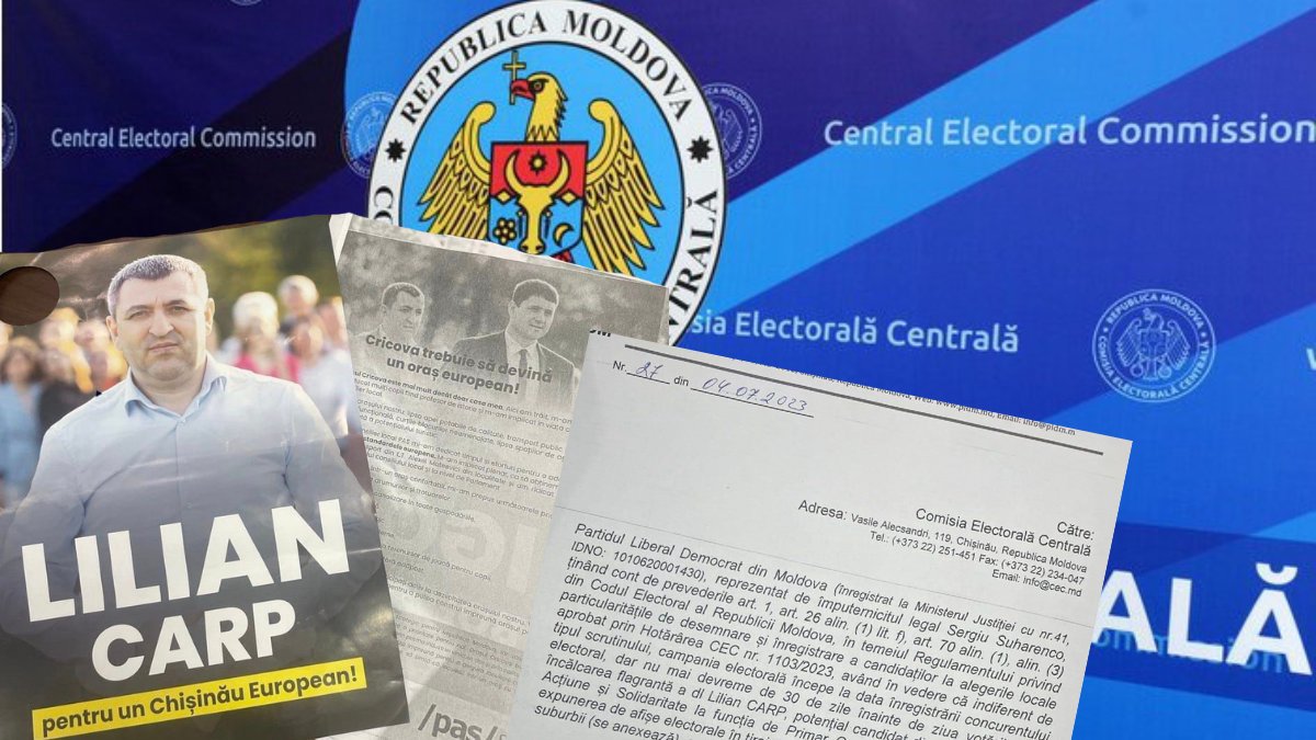 Lupte electorale? PLDM și PNM sesizează CEC: „Lilian Carp, candidatul PAS pentru funcția de primar de Chișinău, distribuie mii de afișe electorale”