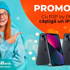 Promoție! Câștigă un iPhone cu P2P by Phone de la FinComBank