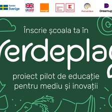 A fost lansat Verde Play – un proiect de educație pentru mediu și inovații, care conectează elevi, profesori și companii sustenabile.  Înscrie școala ta în proiect