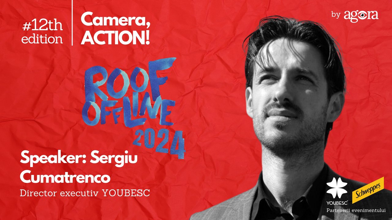 Primul speaker la #ROOFOFFLINE Camera, Action: Omul care știe cu ce se mănâncă succesul filmului de acasă
