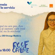 Olga Surugiu ia parte la #ROOFOFFLINE: „Leadershipul nu are gen. Are viziune, curaj și oameni care cred în potențial, nu în etichete”