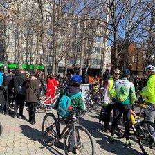 Bicicliștii și susținătorii transportului alternativ au ieșit la protest. Ce solicitări înaintează autorităților (FOTO)
