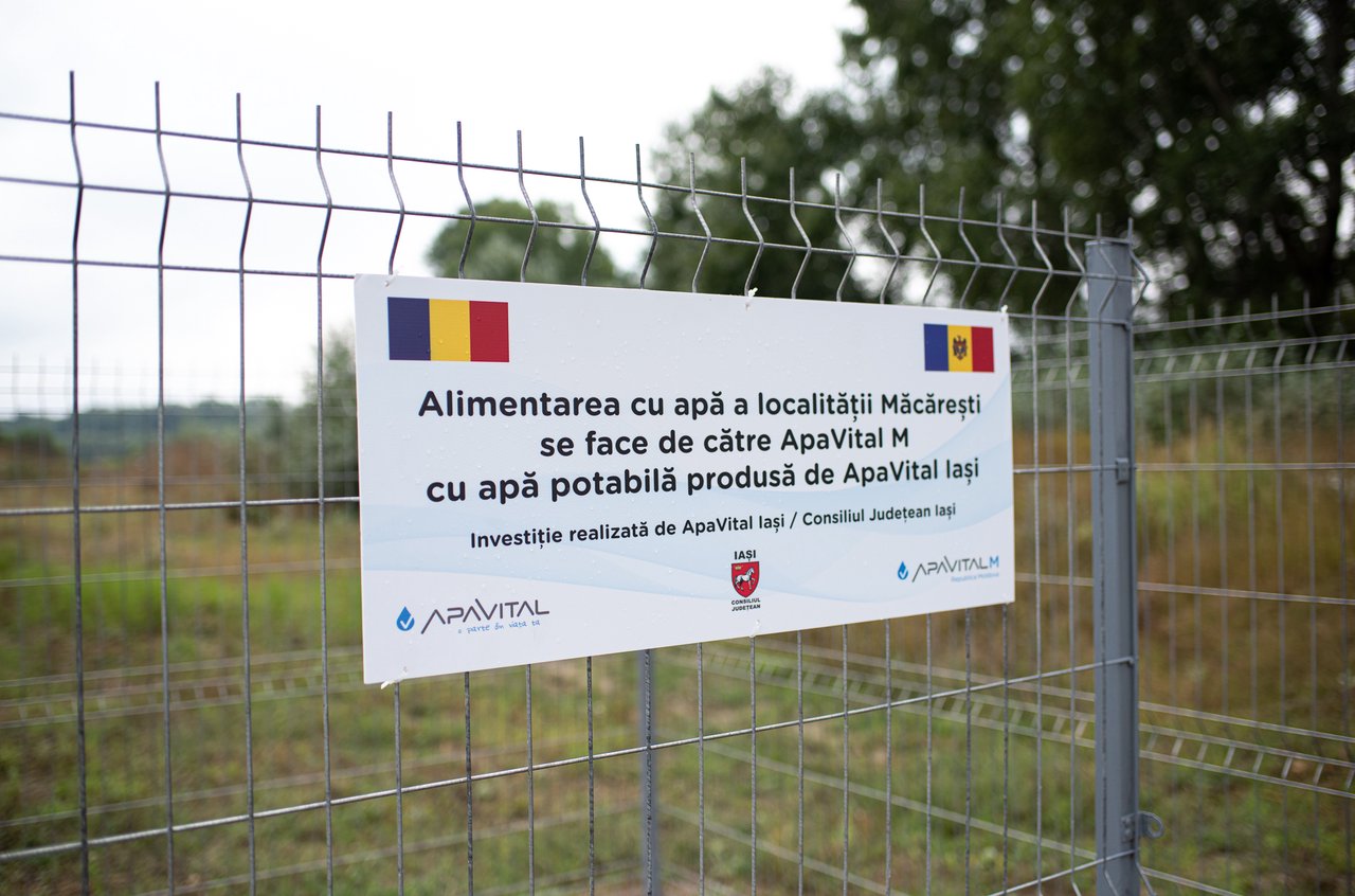 350 de gospodării din Ungheni vor avea acces la apă potabilă, livrată din Iași
