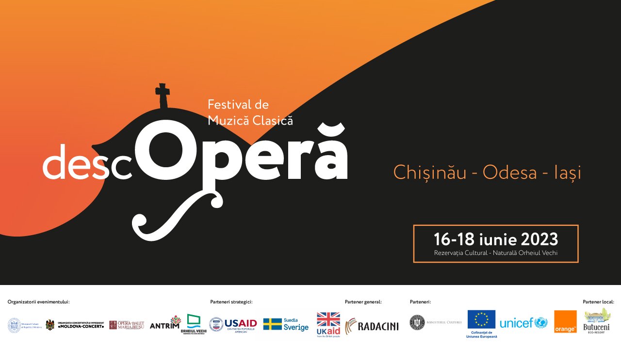 Festivalul de Muzică Clasică în Aer Liber „DescOperă” revine la Orheiul Vechi cu cea de-a șasea ediție. Fii oaspetele nostru la „DescOperă”!