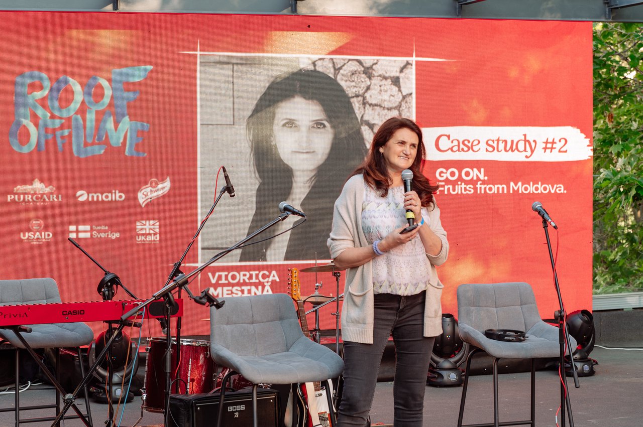 #ROOFOFFLINE: Viorica Meșină povestește detalii despre spotul „GO ON. Fruits from Moldova”: 57 de oameni, 13 locații și cinci zile de filmare