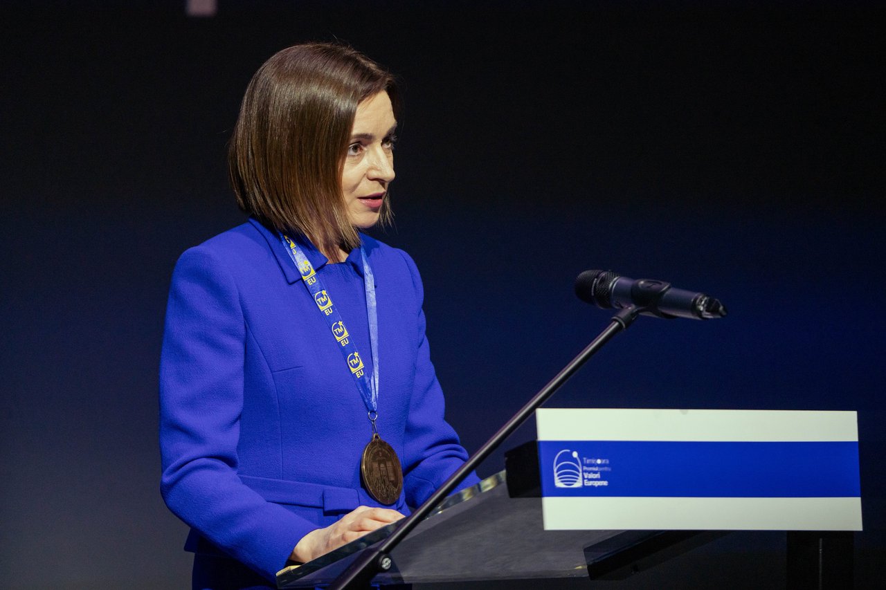Maia Sandu va dona premiul primit la Timișoara organizației „Prietena mea”
