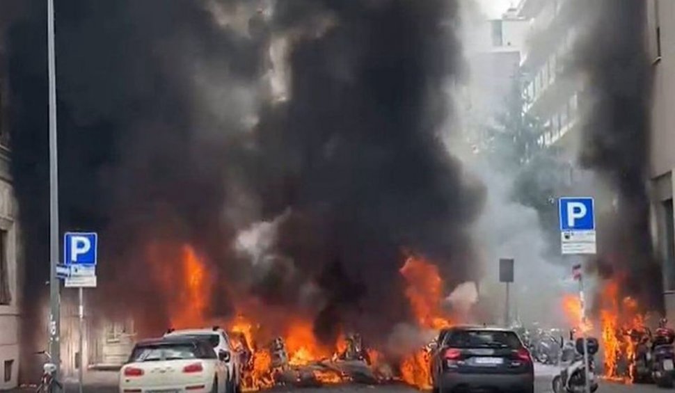 Explozie puternică la Milano. O zonă a orașului a fost evacuată