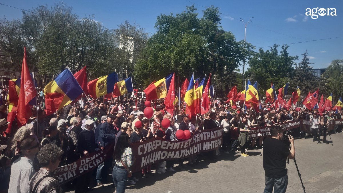 De la „sărbătorim ziua muncii” la „sunt pentru Rusia” și „am venit să mă plimb”. Ce ne-au spus participanții la marșul PSRM