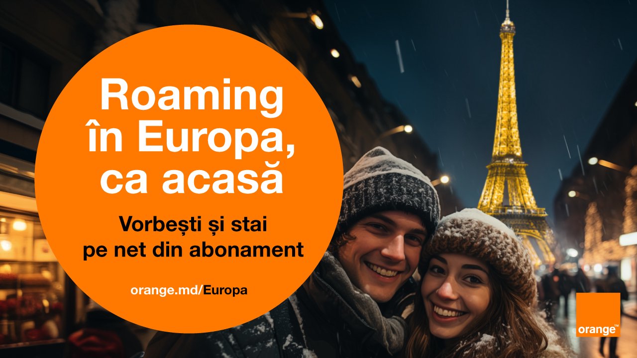 Orange Moldova lansează cea mai generoasă ofertă roaming de până acum – Roaming în Europa, ca acasă