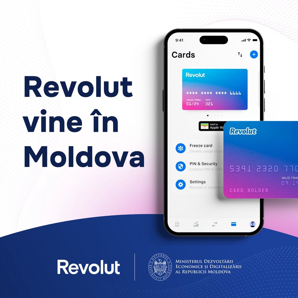 Revolut se extinde și în Republica Moldova, anunță ministrul Dumitru Alaiba: Suntem pe ultima sută de metri