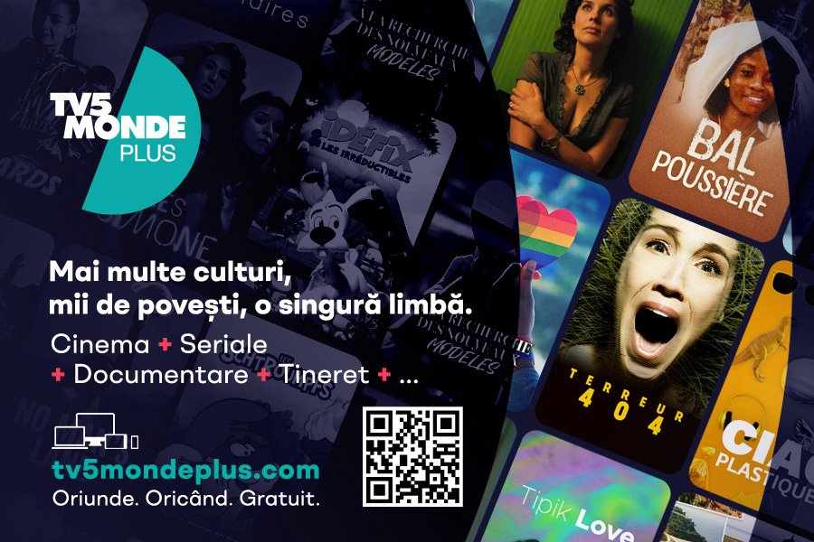 Platforma de streaming TV5MONDEplus este disponibilă acum și în limba română